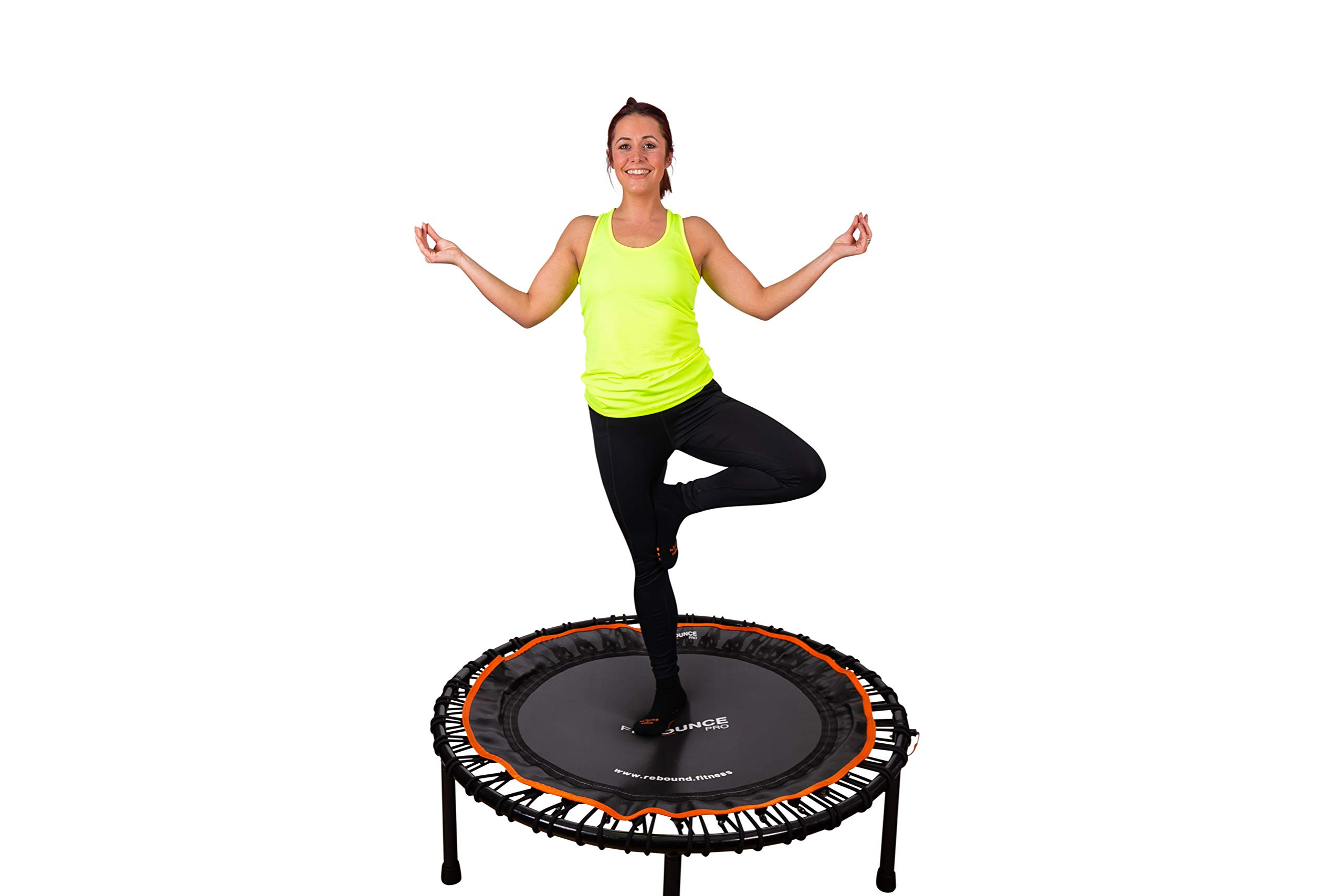 【Sports&Outdoors】Half Folding, Silent Professional Mini Trampoline for Adults & Kids